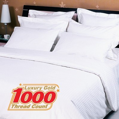Pure Cotton 1000TC Single Bed Fitted Sheets