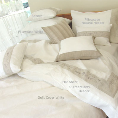 Pure Linen King Size Quilt Cover