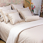 Brown Waffle Check Duvet Cover Sets