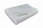 Bamboo Latex Pillow Therapeutic Design Contoured Shape 60 x 40 x 10/12 cm
